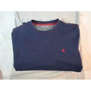IZOD crewneck sweatshirt Blue Large Very Good Condition